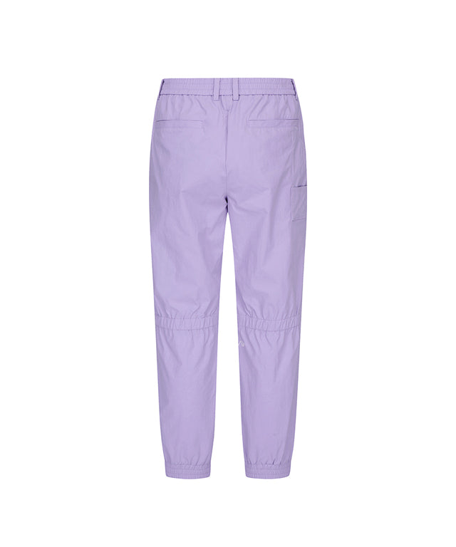Lavender ANEW Golf Women Ventilation Slim Jogger Long Pants showcasing stylish design and comfortable fit.